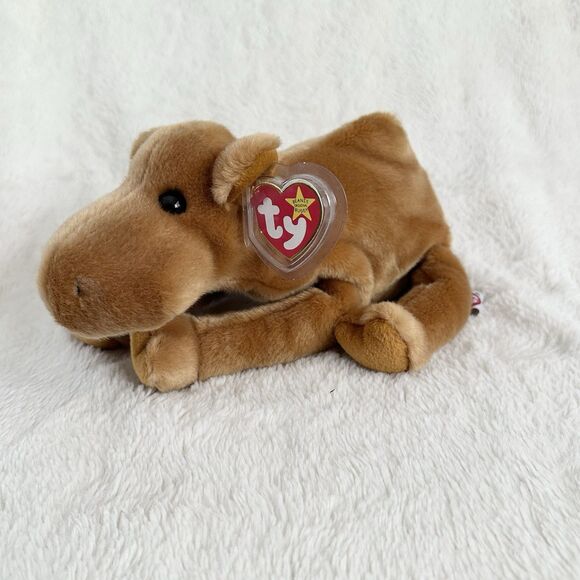 Ty Humphrey Camel Beanie Babies Buddies Classic Heart Tag 10" Vintage Plush - Picture 1 of 5